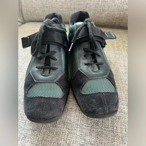 PRADA SPORT MENS Shoes Green Suede US 10 Fits 11 - Picture 4 of 16